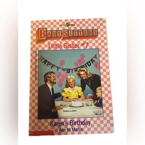 Babysitters Club books #7 Karen Birthday Author Ann M Martin vintage book good